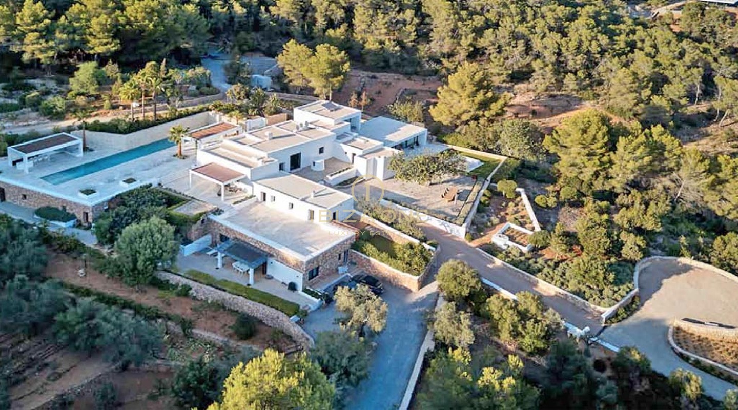 Ruime luxe woning met zeezicht, 350 olijfbomen, gastenappartement te koop, Ibiza - Ruime luxe woning met zeezicht, 350 olijfbomen, gastenappartement te huur, Ibiza