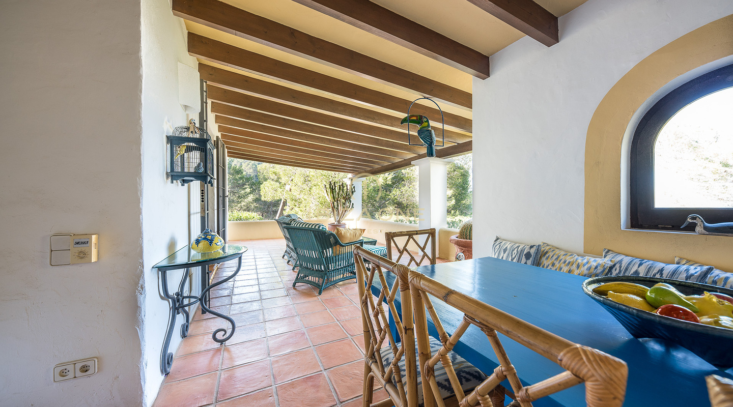Preciosa villa de lujo de estilo rural con casa de invitados y vistas al mar en venta, Ibiza - Preciosa villa de lujo de estilo rural con casa de invitados y vistas al mar en alquiler, Ibiza