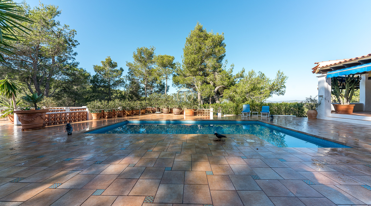 Splendida villa di lusso in stile rustico con dependance e vista mare in vendita, Ibiza - Splendida villa di lusso in stile rustico con dependance e vista mare in affitto, Ibiza