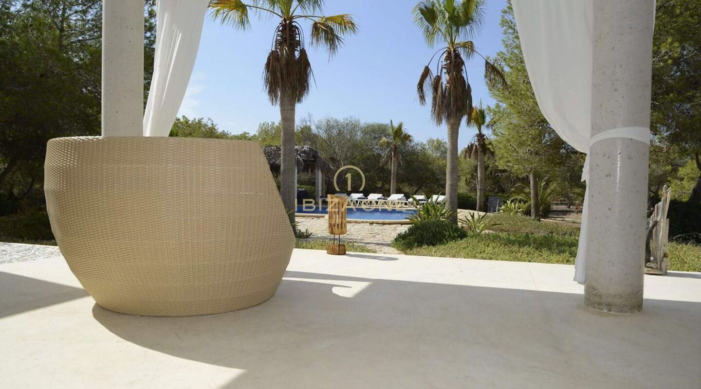 Luxuriöse Ferienvilla in der Nähe von Cala Es Calo auf Formentera zu vermieten, Formentera/Ibiza