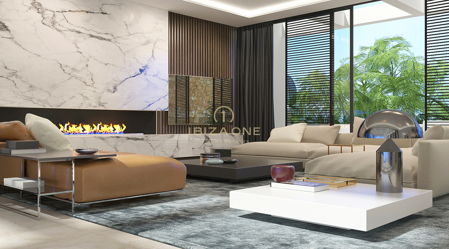 Progetto di 7 ville di lusso con vista su Es Vedra e sul mare in vendita