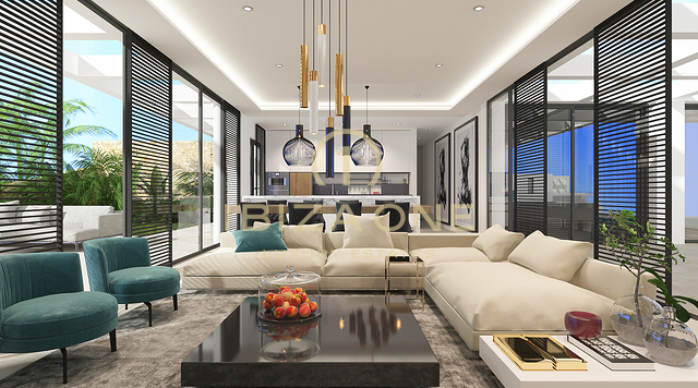 Progetto di 7 ville di lusso con vista su Es Vedra e sul mare in vendita