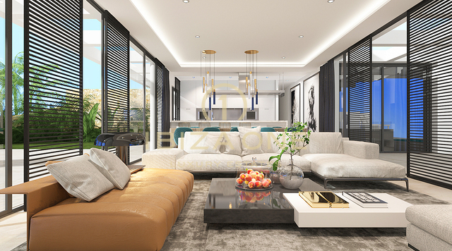 7 luxury villas project with views of Es Vedra and the sea for sale