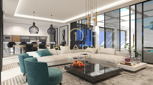 Progetto di 7 ville di lusso con vista su Es Vedra e sul mare in vendita