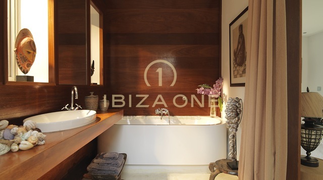 Luxurious property in the nature reserve with breathtaking views over Cala Jondal, Salinas and Formentera for sale and the luxury villa is also for rent, Ibiza