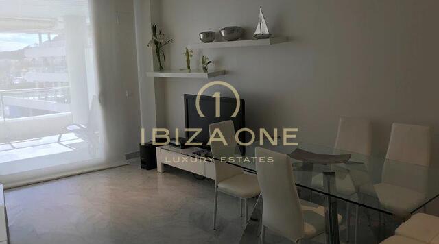 Modern luxury apartment on Paseo Maritimo with Dalt Vila and sea views for sale, Ibiza