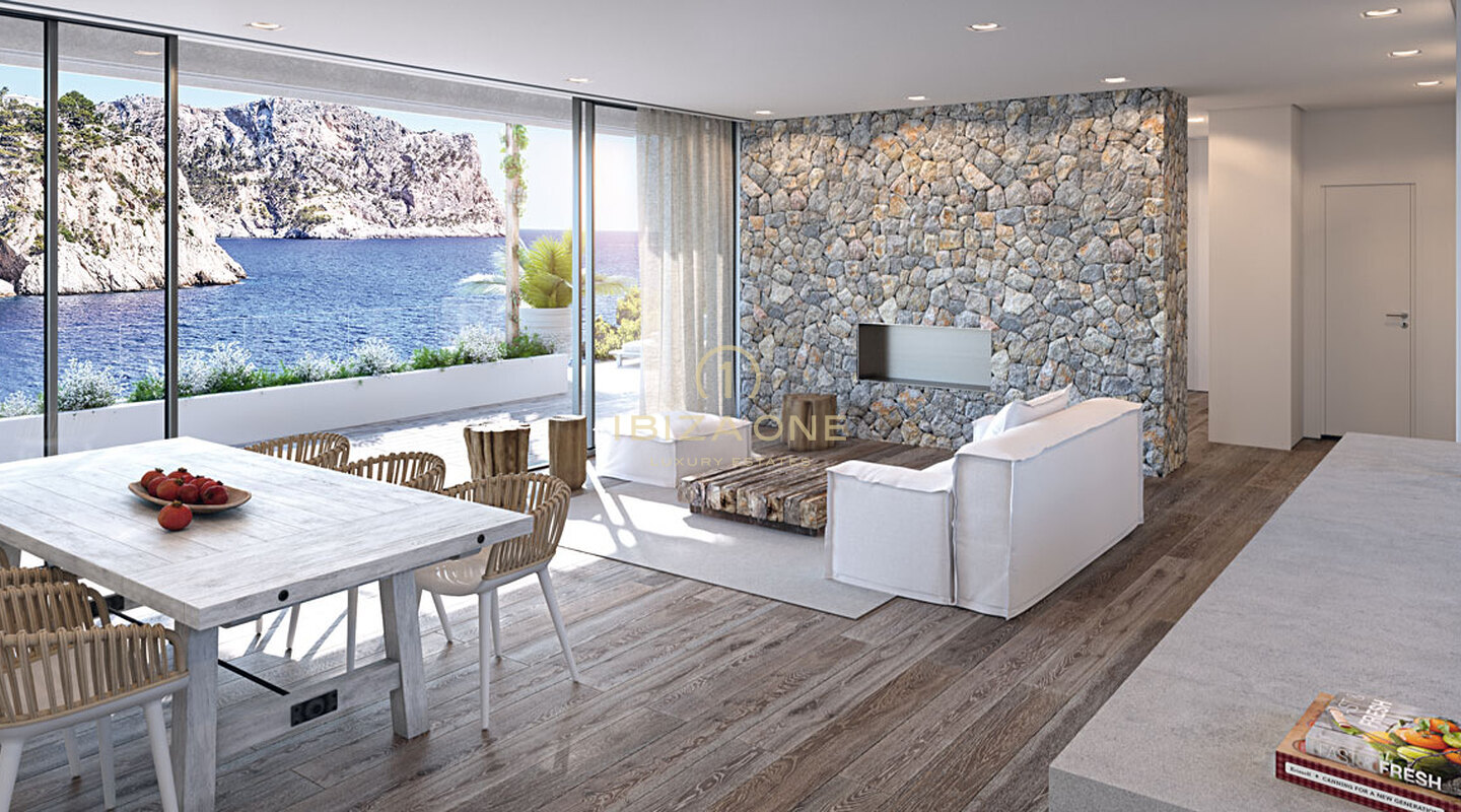 Modernes Bauprojekt mit Luxus Penthouse  und Meerblick und Meerzugang auf Mallorca zum Verkauf