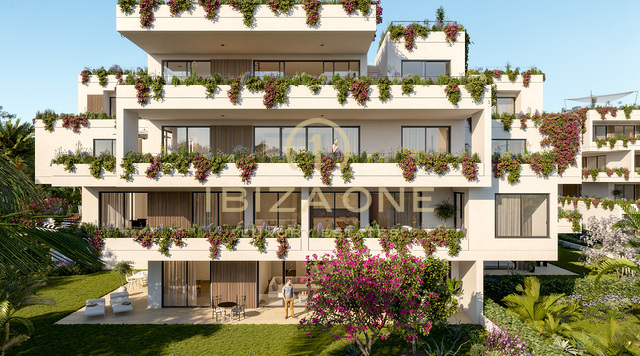 Nieuwbouw residentieel complex met luxe penthouse en uitzicht op zee in Mallorca te koop