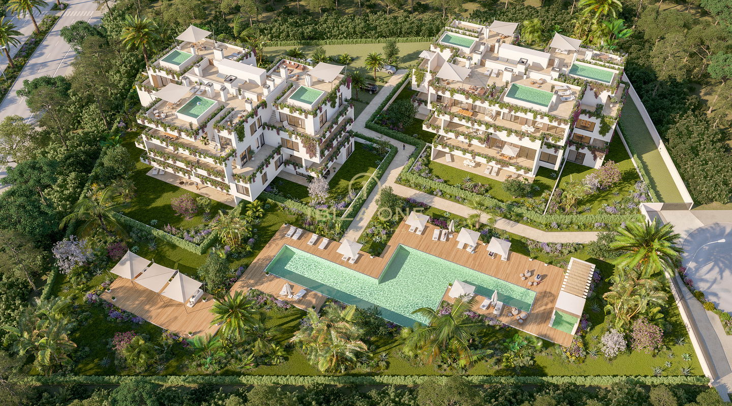 Complejo residencial de nueva construcción con ático de lujo y vistas al mar en Mallorca en venta