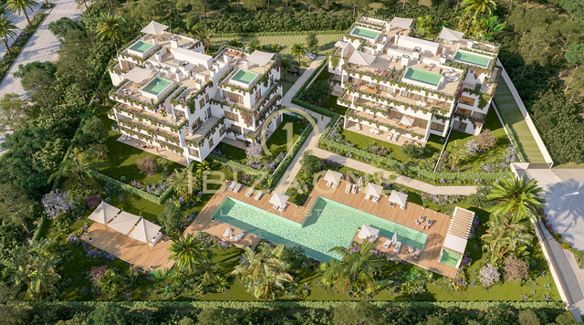 Complejo residencial de nueva construcción con ático de lujo y vistas al mar en Mallorca en venta
