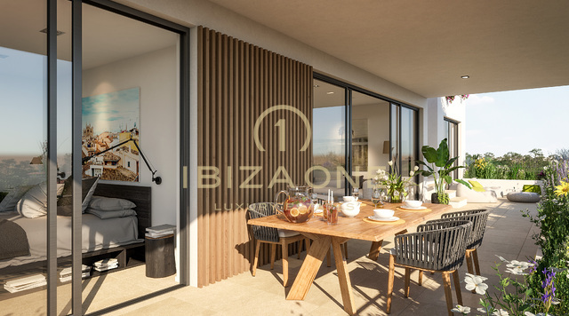 Nieuwbouw residentieel complex met luxe penthouse en uitzicht op zee in Mallorca te koop