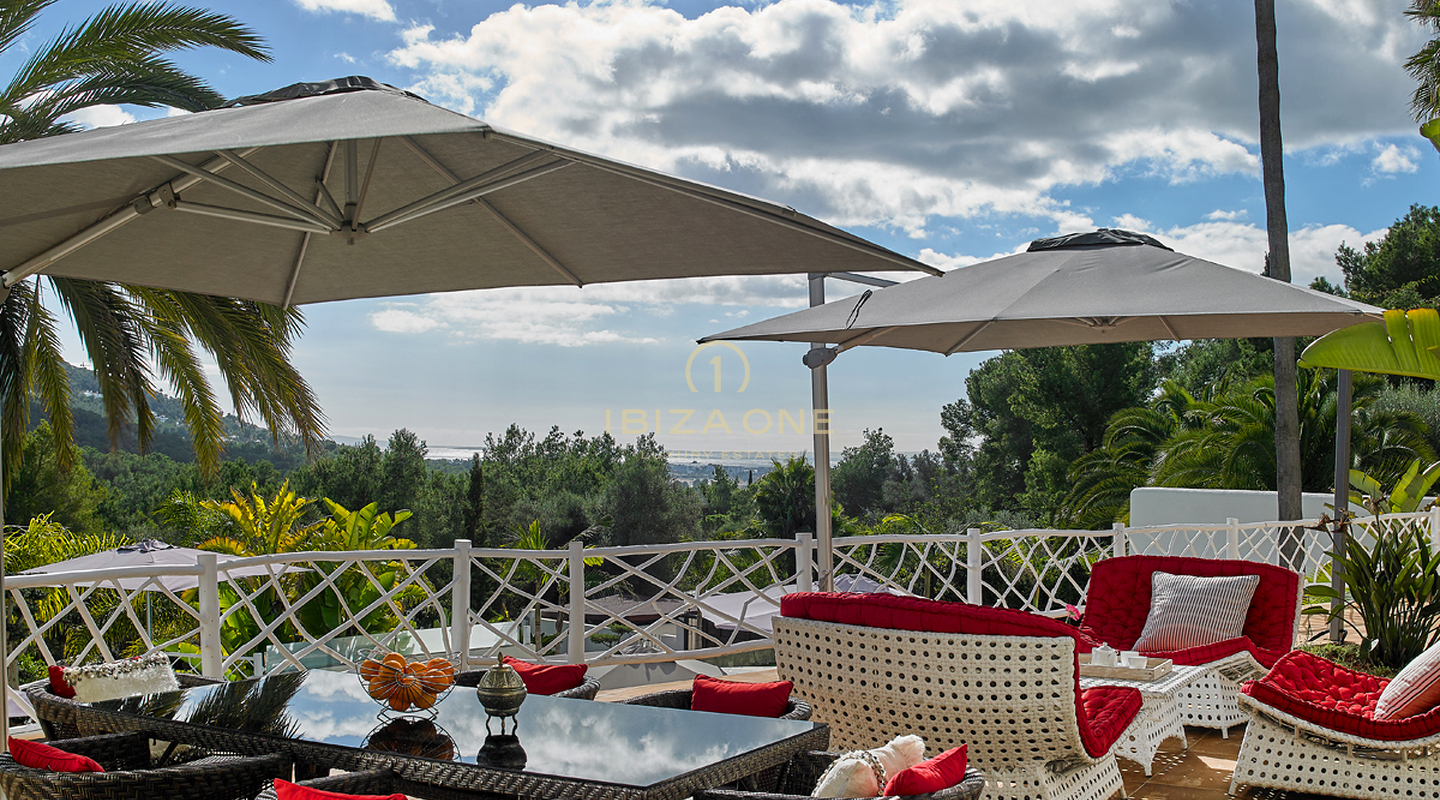 Magnificent Luxury Sea View Villa with Rental License near Ibiza Town for Rent, Ibiza