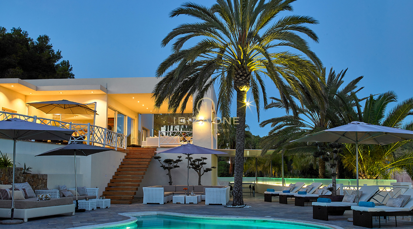 Magnificent Luxury Sea View Villa with Rental License near Ibiza Town for Rent, Ibiza