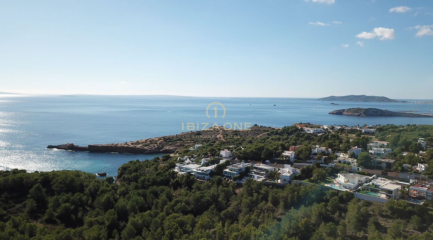 Modern luxury holiday villa with sea views and close to Ibiza town and Talamanca for rent, Ibiza