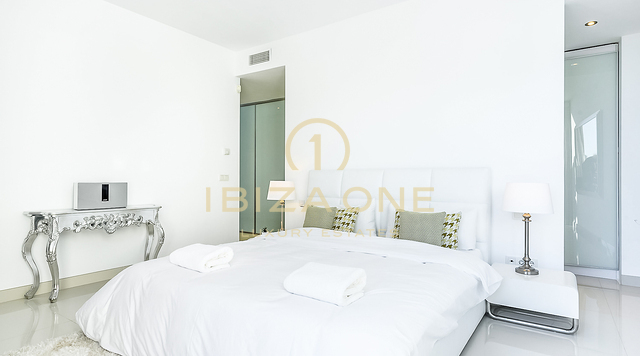 Modern luxury holiday villa with sea views and close to Ibiza town and Talamanca for rent, Ibiza