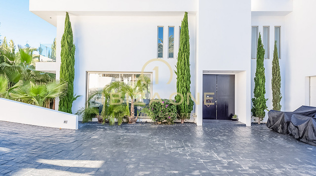 Modern luxury holiday villa with sea views and close to Ibiza town and Talamanca for rent, Ibiza