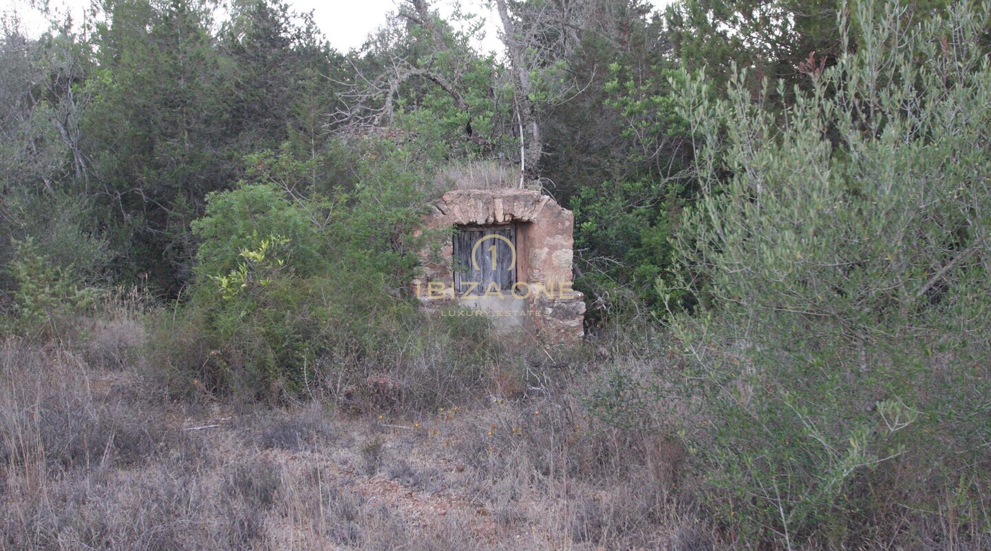 Projet de finca de luxe original à rénover avec un grand terrain près de San Lorenzo/Sta. Gertrudis à vendre, Ibiza - peut être facilement conclu avec le célèbre architecte Rolf Blakstad et le revendre ensuite, Ibiza