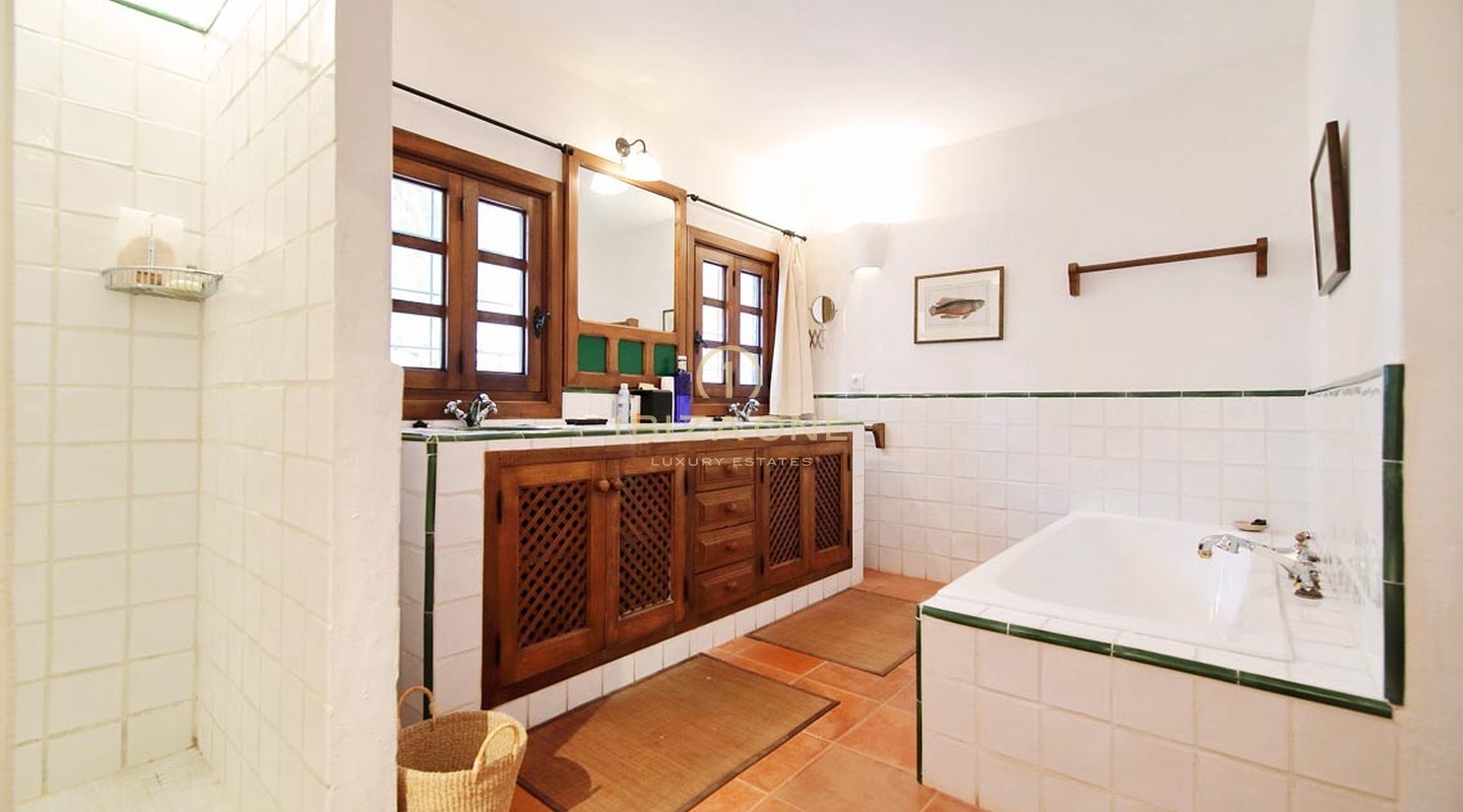 Authentic luxury Ibiza finca with beautiful views of the sea and the land for sale, Ibiza