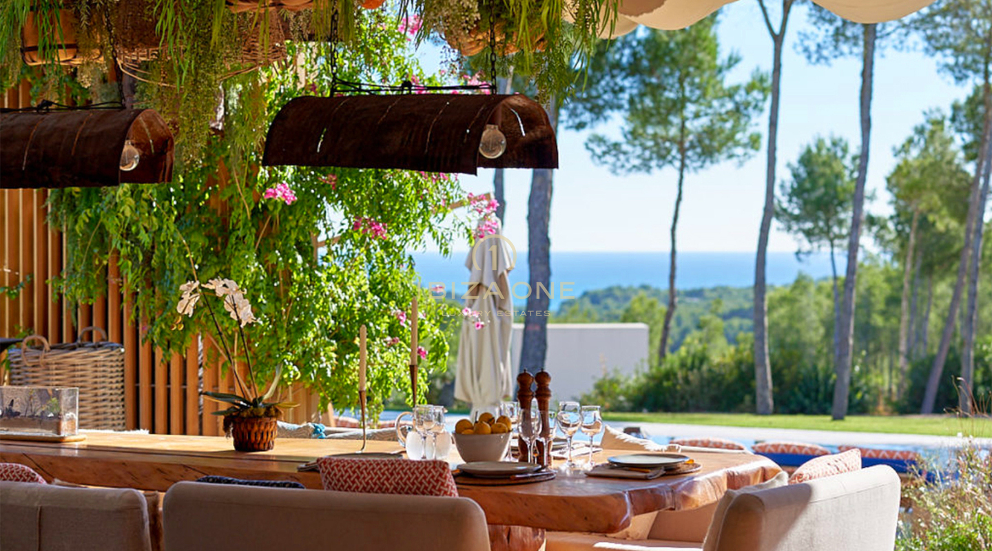 Complexe de luxe paradisiaque avec vue sur la mer à louer, Ibiza