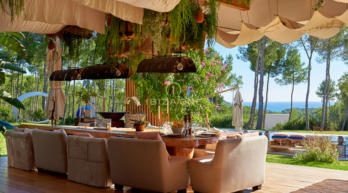 Heavenly luxury resort with sea views for rent, Ibiza