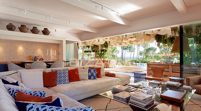 Heavenly luxury resort with sea views for rent, Ibiza