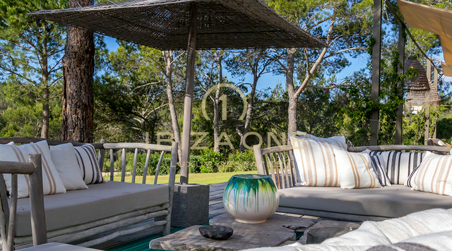 Nuova proprietà di lusso per le vacanze con privacy e vista sul mare in affitto, Ibiza