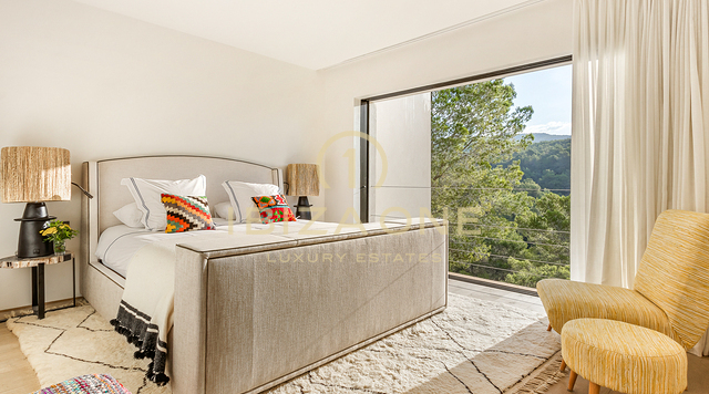 Nieuw gebouwd luxe vakantiehuis met privacy en uitzicht op zee te huur, Ibiza