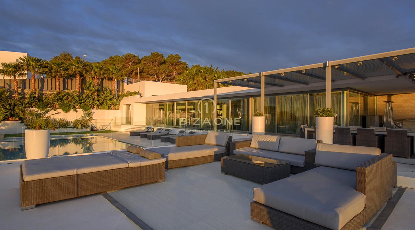 Modern luxury villa with sea access just a few minutes from Ibiza town for rent, Ibiza - this luxury house is for sale too, Ibiza