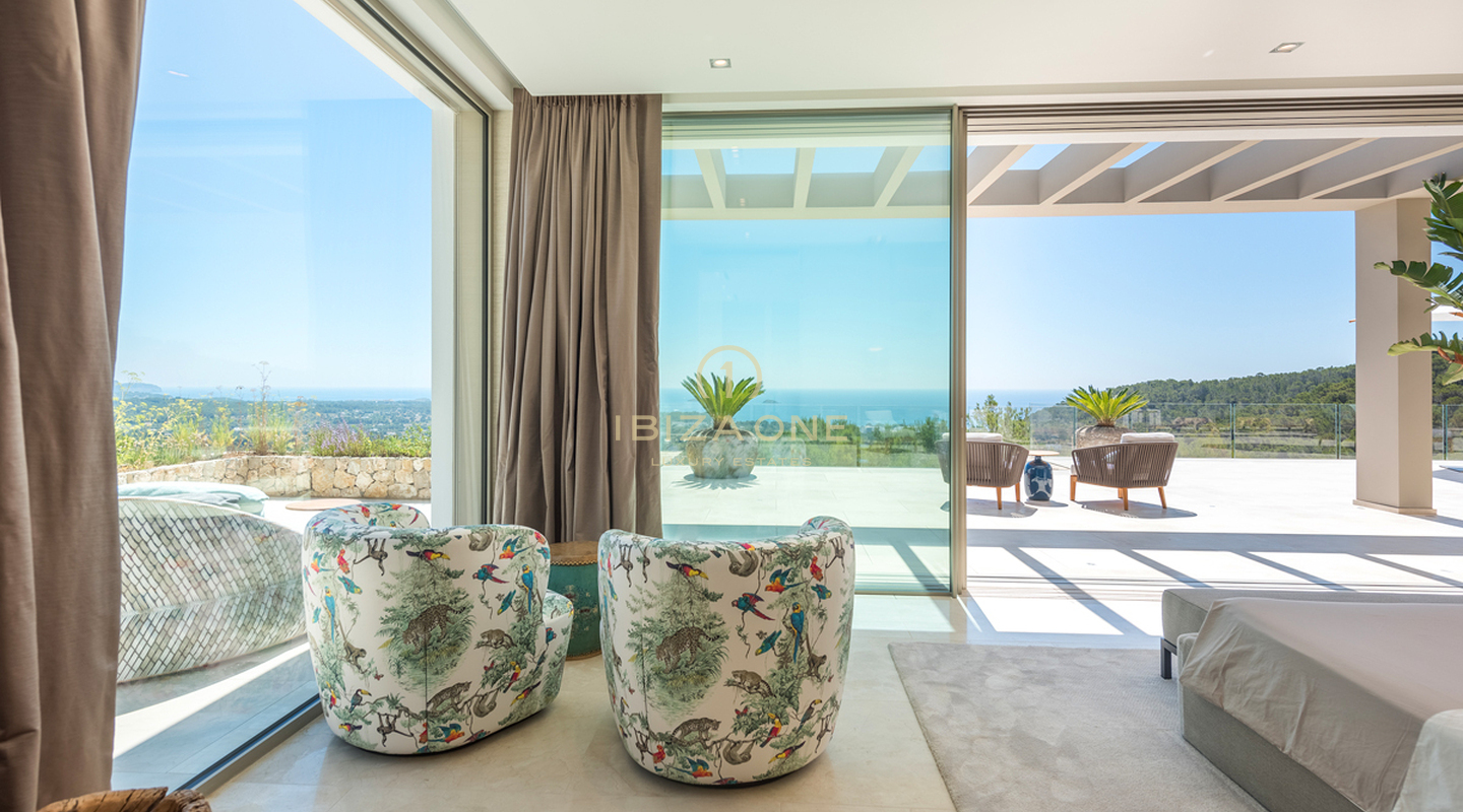 Het kroonjuweel van Ibiza – Megalandgoed met panoramisch uitzicht op zee en volledige privacy in Sta. Eulalia te koop, Ibiza.