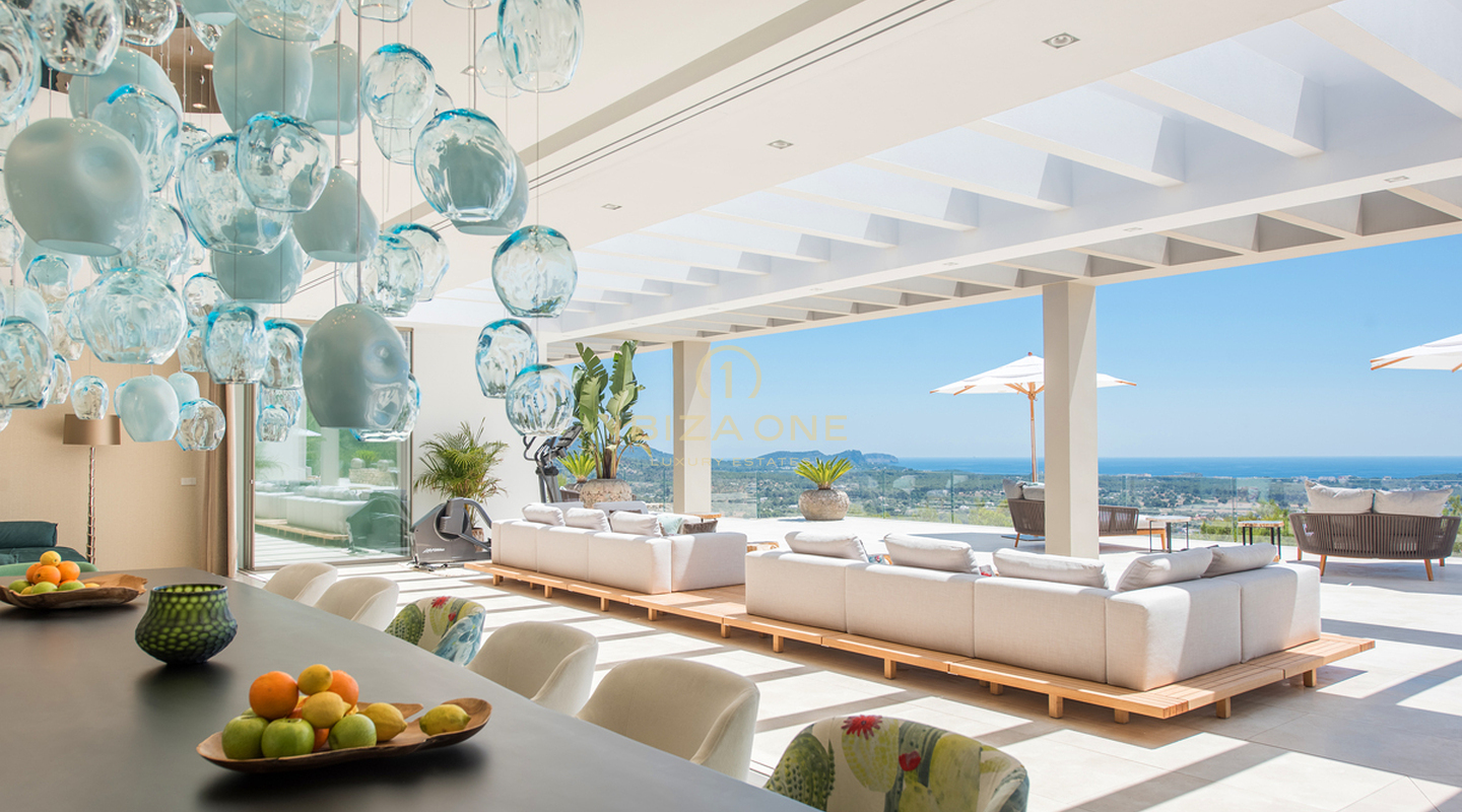 Ibiza Kronjuwel – Mega-Anwesen mit Panoramablick aufs Meer und absoluter Privatsphäre in Sta. Eulalia zu verkaufen, Ibiza