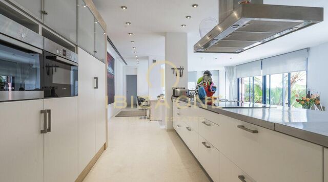 First line apartment with private sea access for rent, Ibiza