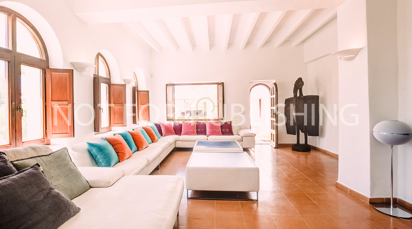 Fantástica propiedad de lujo con casa principal y casa de invitados independiente en venta, Ibiza - casa de lujo en alquiler, Iibza