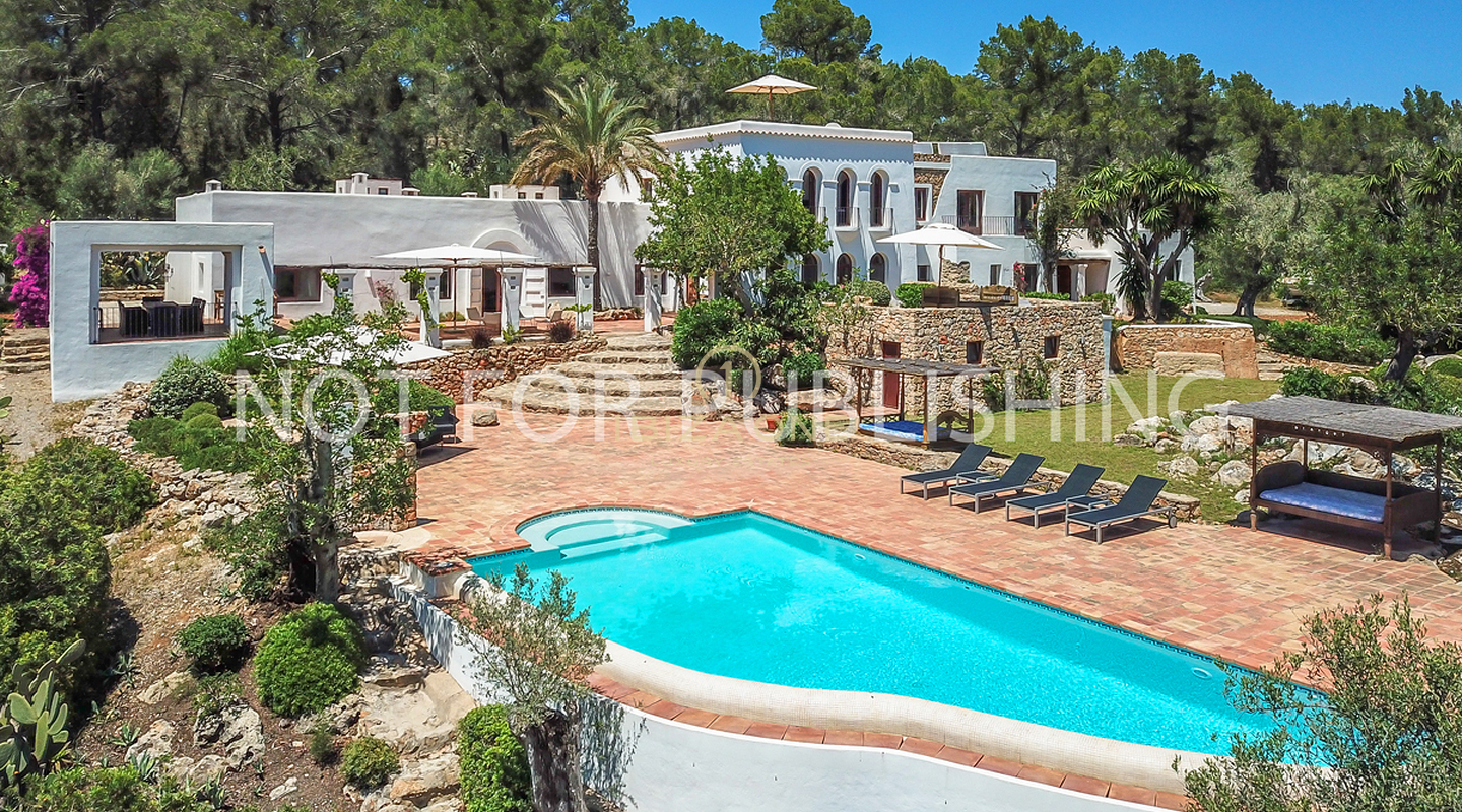 Fantastique propriété de luxe avec une maison principale et une maison d'hôtes séparée à vendre, Ibiza - maison de luxe à louer, Iibza