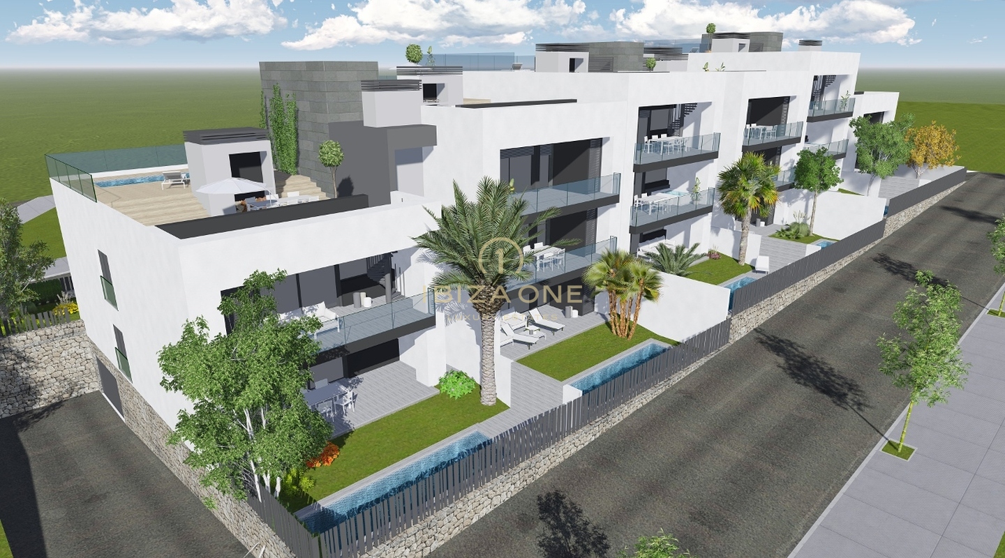 Appartement nouvellement construit avec grande terrasse sur le toit et piscine privée à vendre