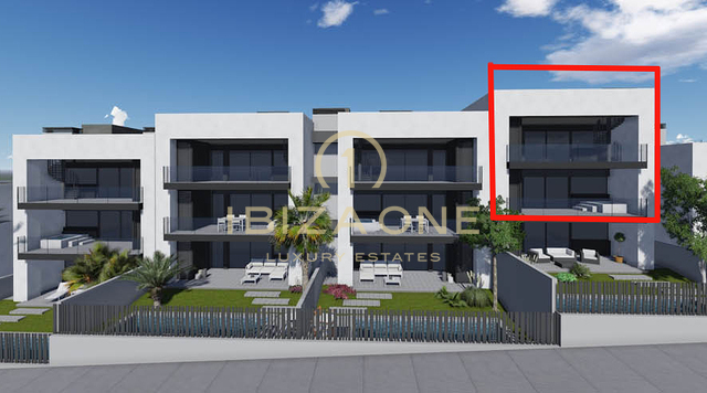 Penthouse nouvellement construit à quelques minutes de Talamanca à vendre