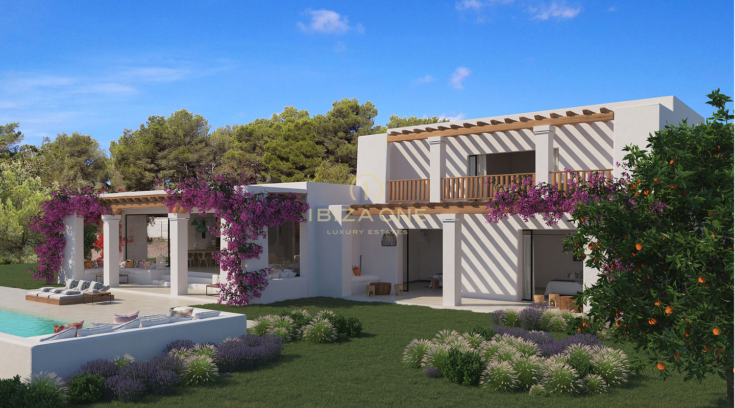 Finca de luxe à vendre à Blakstad près d'Ibiza et vue sur la mer, Ibiza