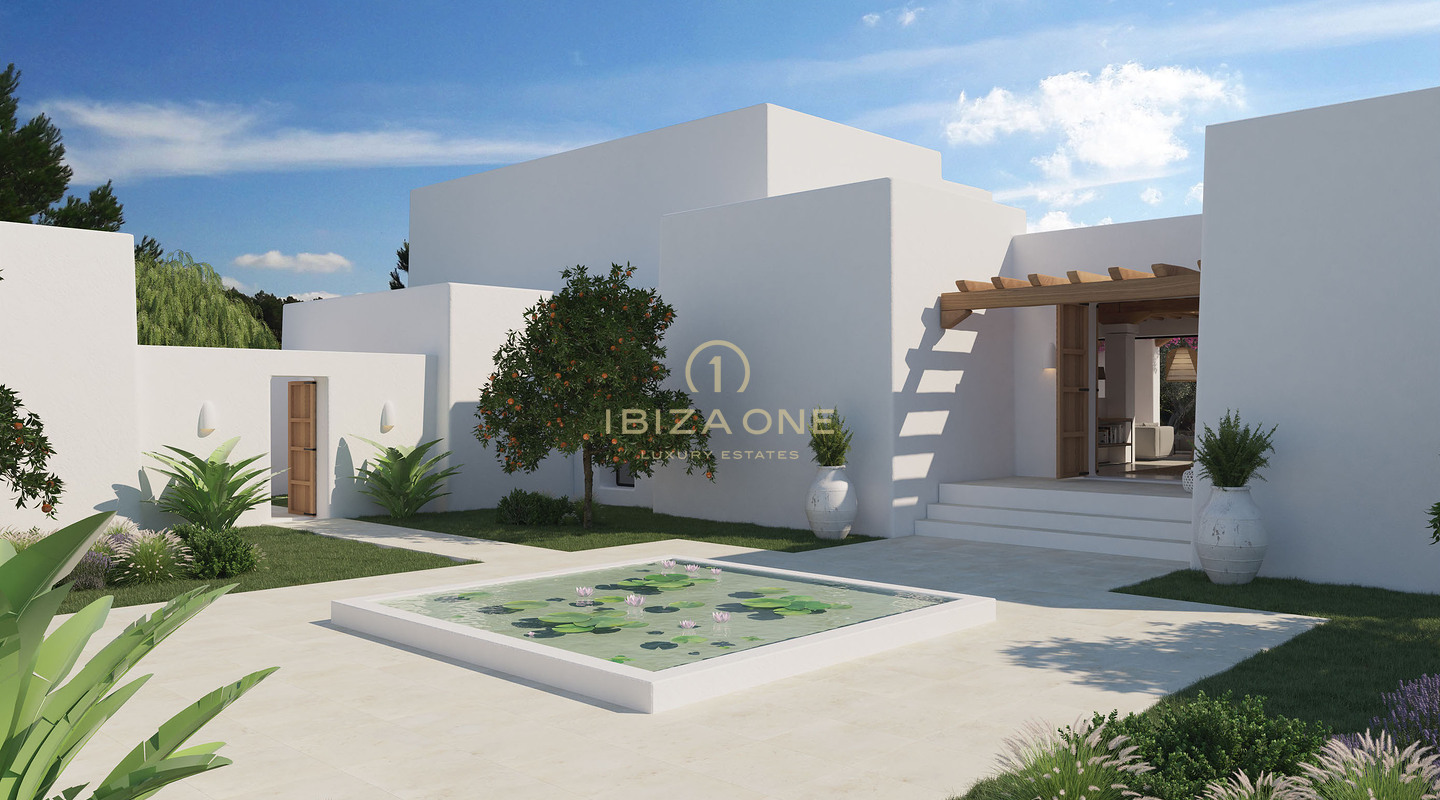 Finca de luxe à vendre à Blakstad près d'Ibiza et vue sur la mer, Ibiza