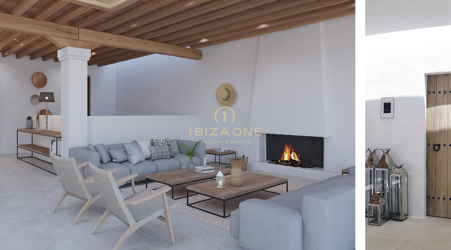 Finca di lusso Blakstad vicino a Ibiza e vista sul mare in vendita, Ibiza