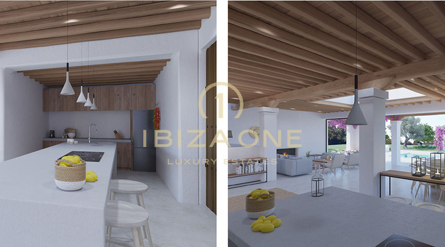 Finca de lujo Blakstad cerca de Ibiza y vistas al mar en venta, Ibiza