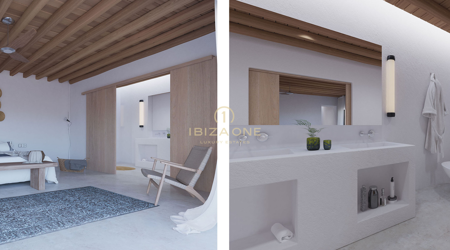 Blakstad Luxusfinca in der Nähe von Ibiza und Meerblick zu verkaufen, Ibiza