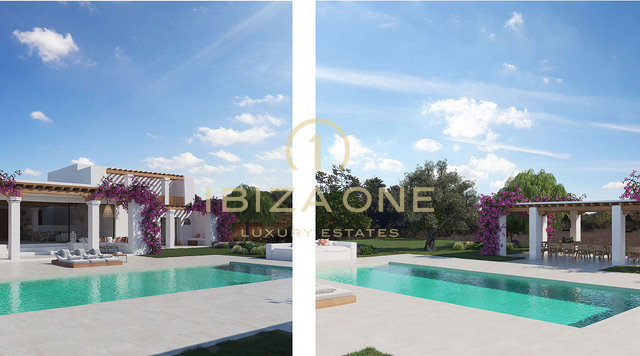 Finca de lujo Blakstad cerca de Ibiza y vistas al mar en venta, Ibiza