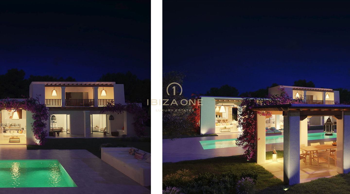 Finca di lusso Blakstad vicino a Ibiza e vista sul mare in vendita, Ibiza