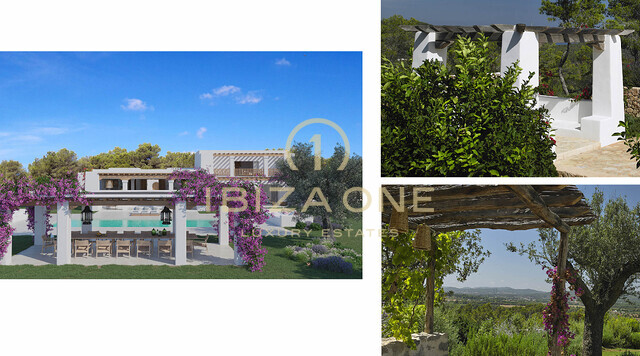 Blakstad luxury finca close to Ibiza and views of the sea for sale, Ibiza