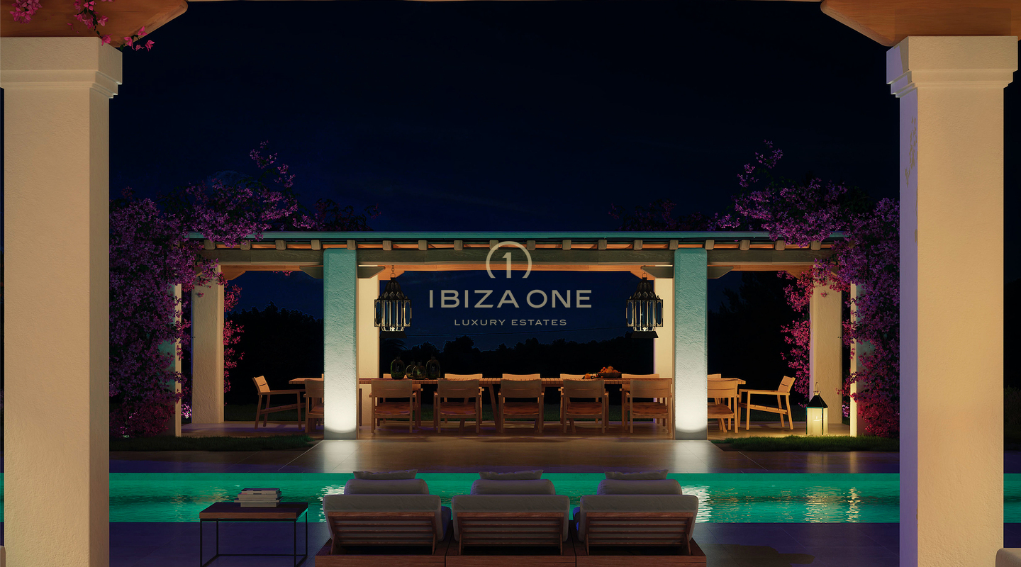Finca de luxe à vendre à Blakstad près d'Ibiza et vue sur la mer, Ibiza