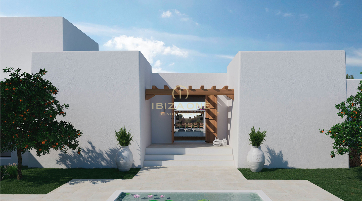 Finca de luxe à vendre à Blakstad près d'Ibiza et vue sur la mer, Ibiza