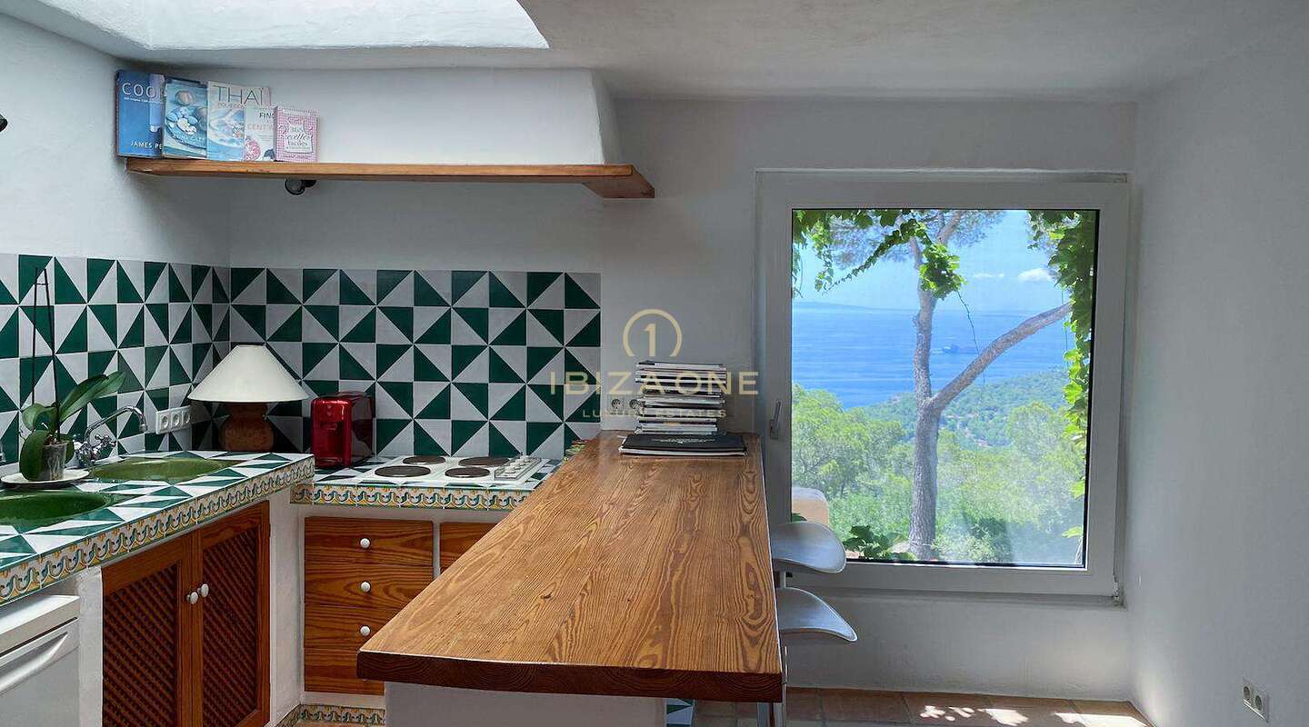Moroccan country style villa with views of the sea and Dalt Vila for sale