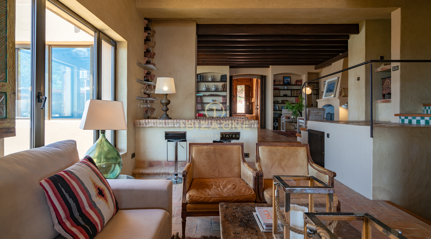 Aussergewöhnliche Luxus Villa mit Blick auf das Meer, Dalt Vila und Formentera zum Verkauf