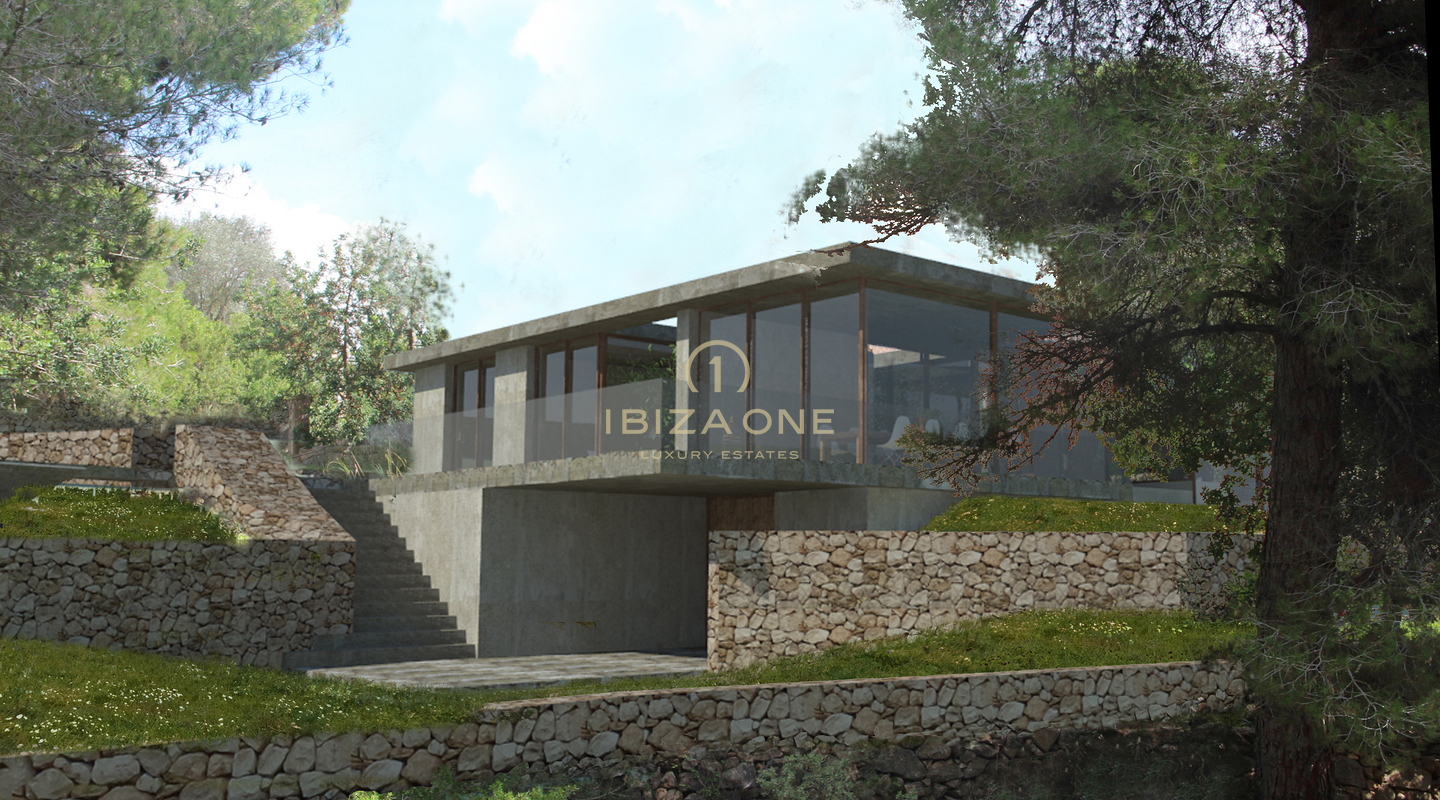 Tolle zeitgenössische Luxusvilla mit Gästehaus umgeben von Natur zu verkaufen, Ibiza – Luxushäuser zu vermieten, Ibiza