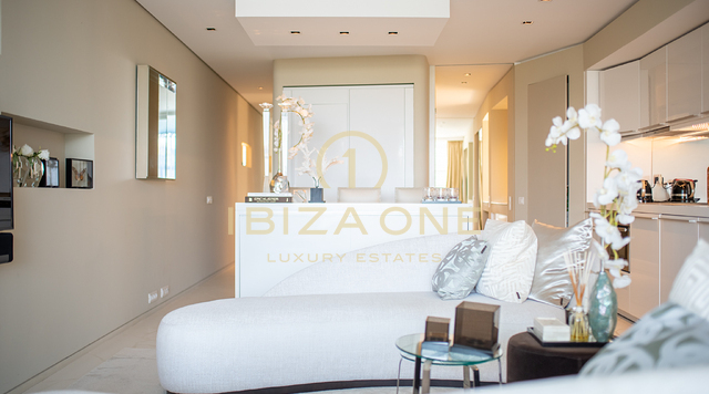 Modern luxury apartment for sale in Las Boas with old town views, Ibiza
