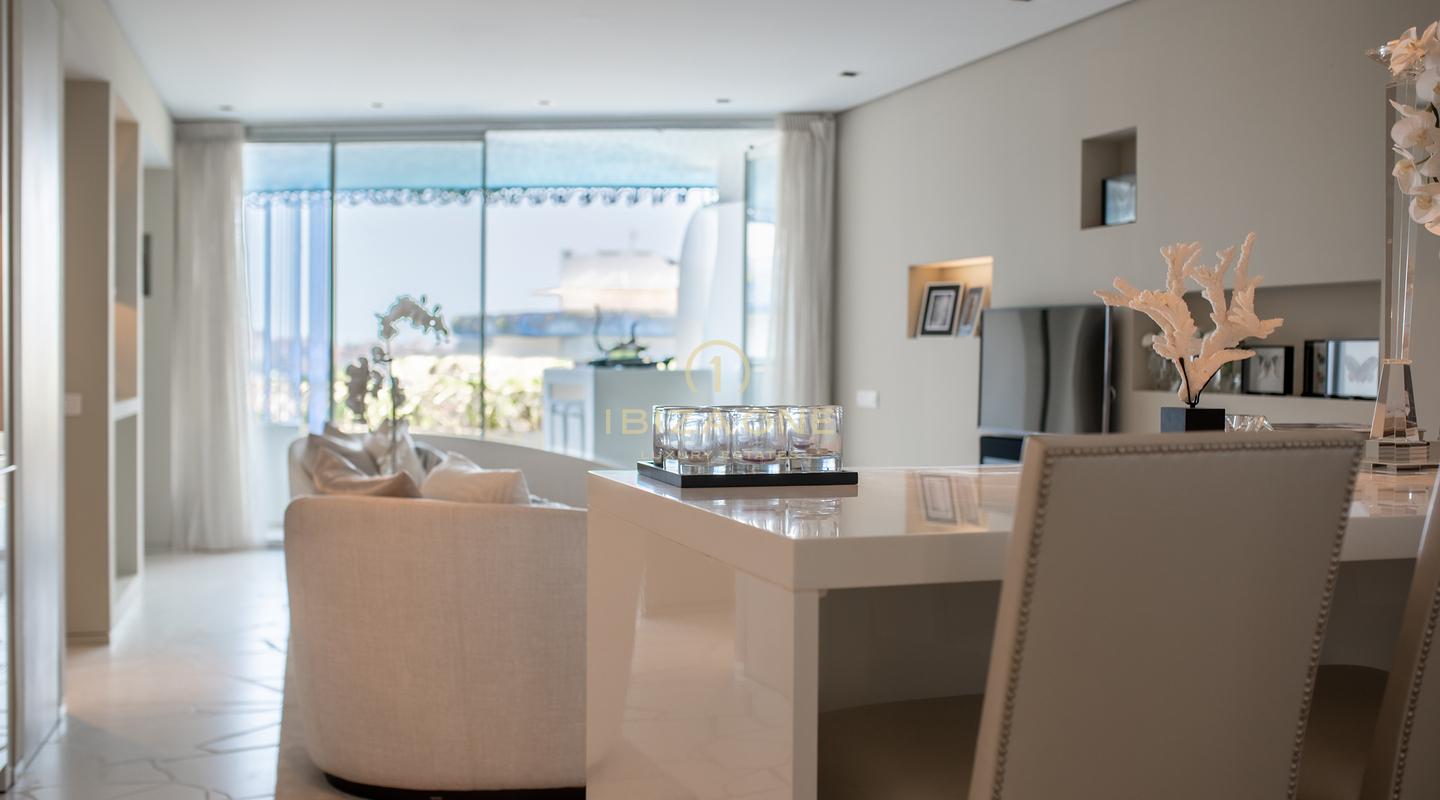 Modern luxury apartment for sale in Las Boas with old town views, Ibiza